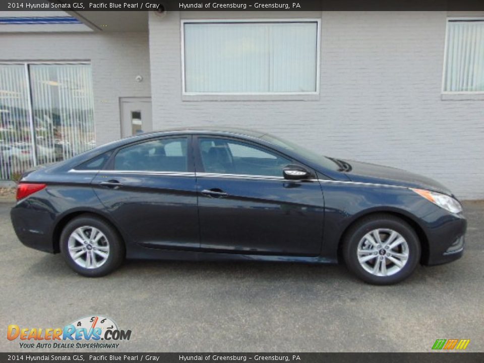 2014 Hyundai Sonata GLS Pacific Blue Pearl / Gray Photo #2