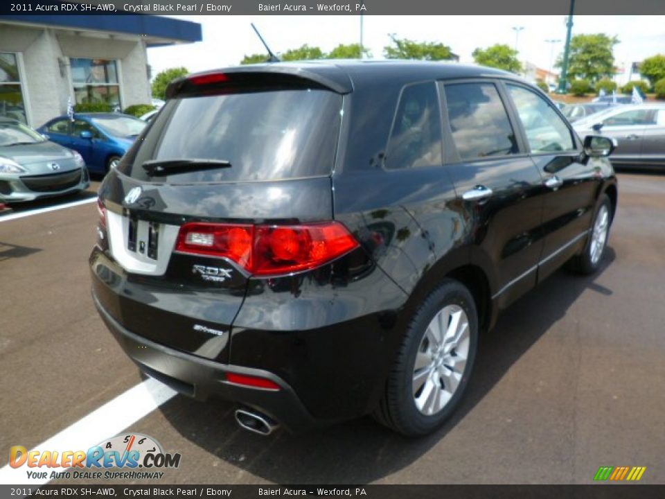 2011 Acura RDX SH-AWD Crystal Black Pearl / Ebony Photo #7