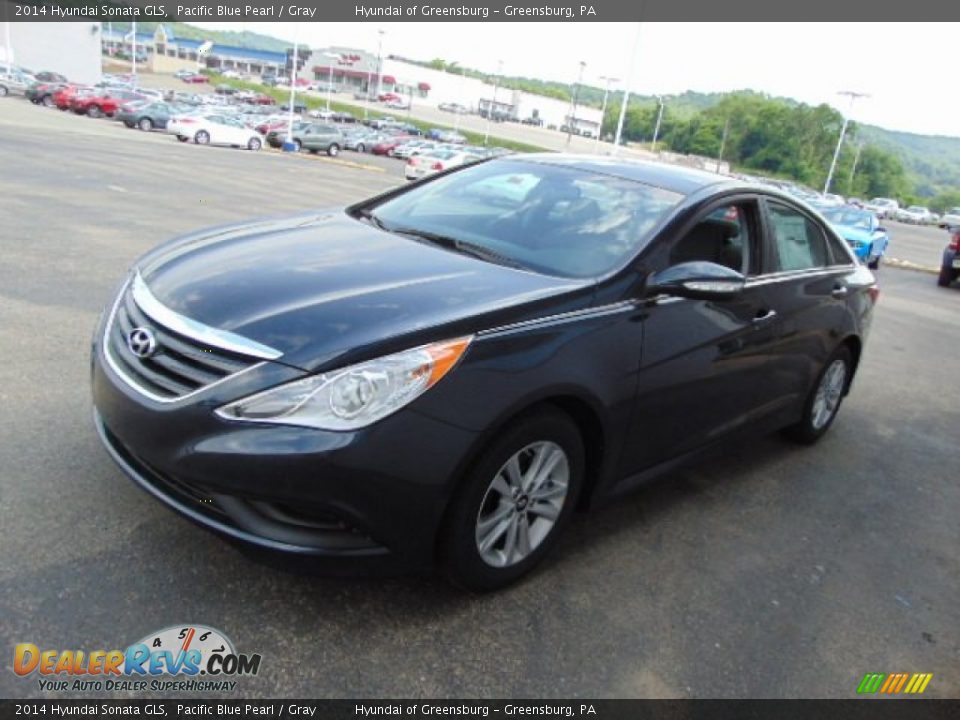 2014 Hyundai Sonata GLS Pacific Blue Pearl / Gray Photo #5