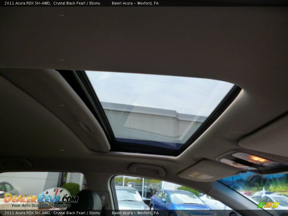 2011 Acura RDX SH-AWD Crystal Black Pearl / Ebony Photo #10