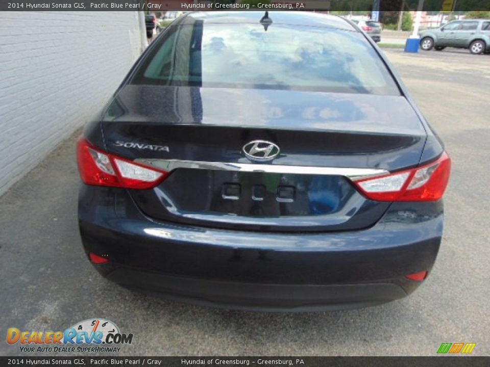 2014 Hyundai Sonata GLS Pacific Blue Pearl / Gray Photo #6