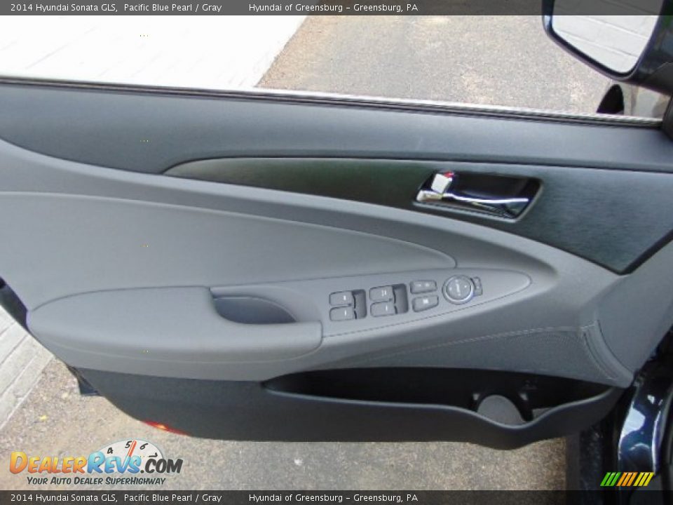 2014 Hyundai Sonata GLS Pacific Blue Pearl / Gray Photo #9