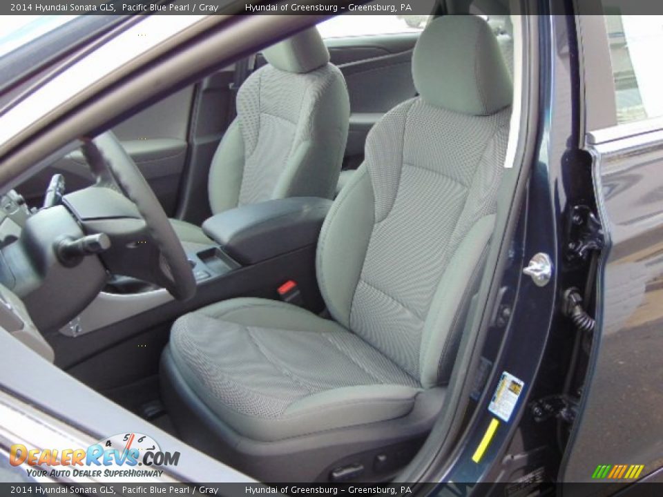 2014 Hyundai Sonata GLS Pacific Blue Pearl / Gray Photo #10