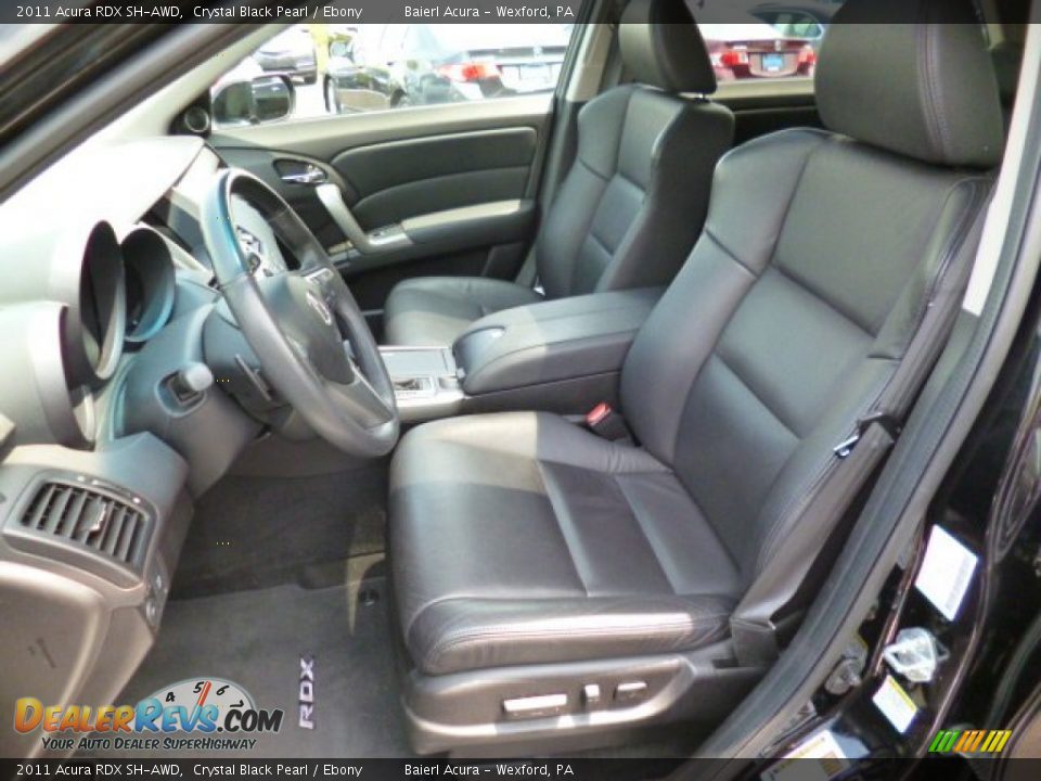 2011 Acura RDX SH-AWD Crystal Black Pearl / Ebony Photo #15