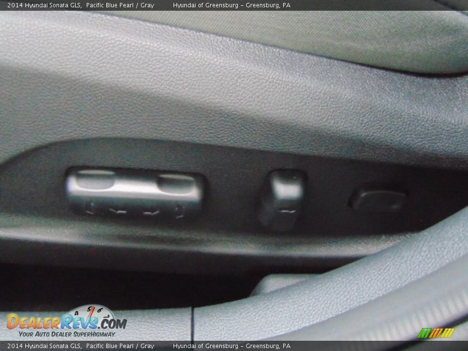 2014 Hyundai Sonata GLS Pacific Blue Pearl / Gray Photo #11