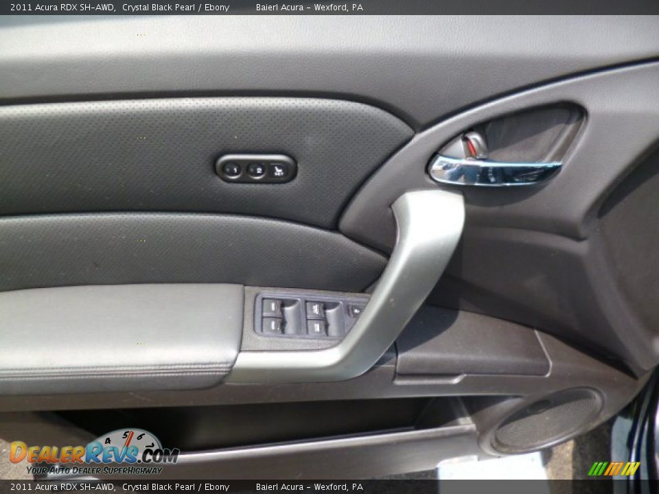 2011 Acura RDX SH-AWD Crystal Black Pearl / Ebony Photo #17
