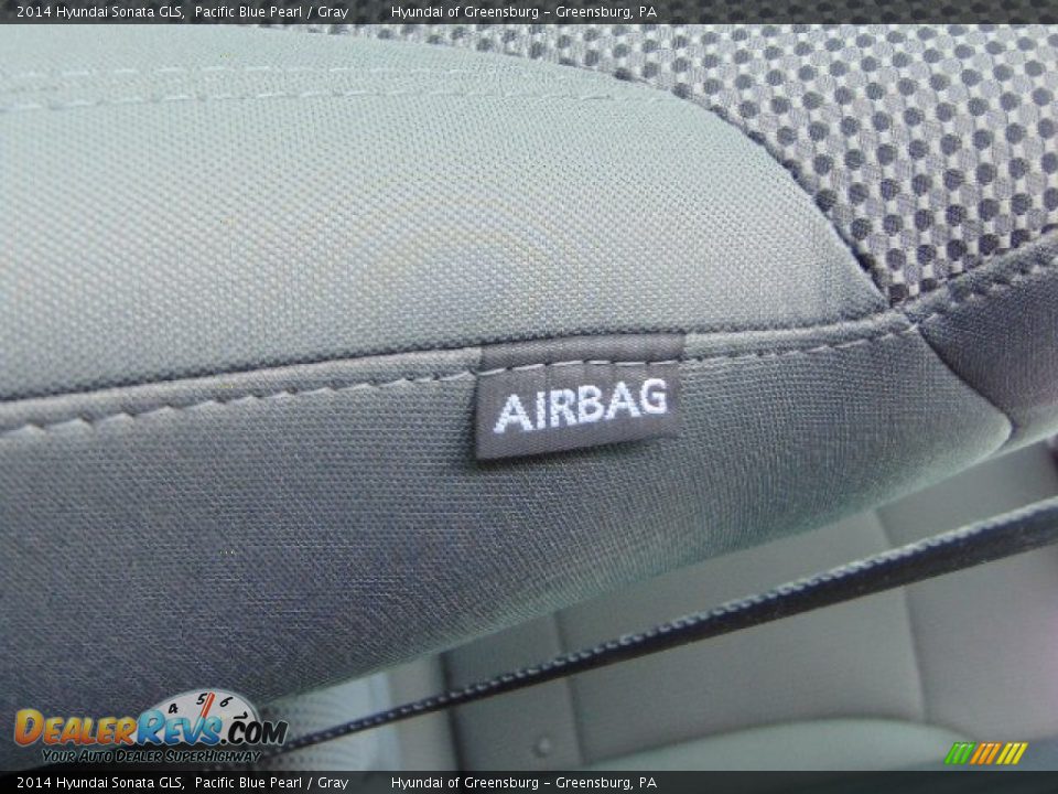 2014 Hyundai Sonata GLS Pacific Blue Pearl / Gray Photo #12