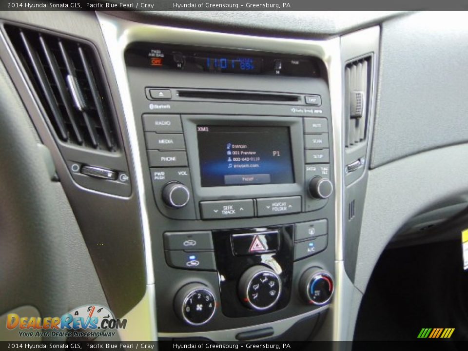 2014 Hyundai Sonata GLS Pacific Blue Pearl / Gray Photo #14