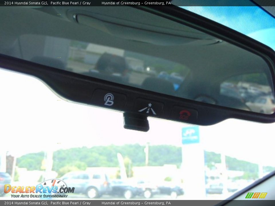 2014 Hyundai Sonata GLS Pacific Blue Pearl / Gray Photo #16