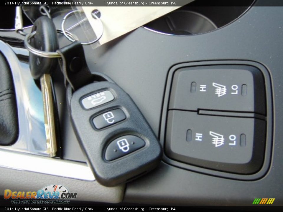 2014 Hyundai Sonata GLS Pacific Blue Pearl / Gray Photo #19