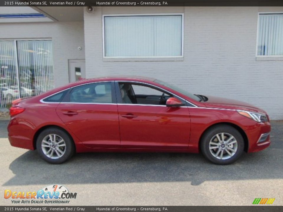 Venetian Red 2015 Hyundai Sonata SE Photo #2