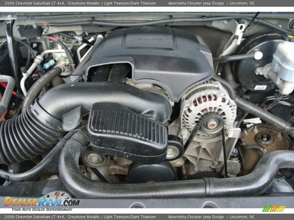 2009 Chevrolet Suburban LT 4x4 Greystone Metallic / Light Titanium/Dark Titanium Photo #25