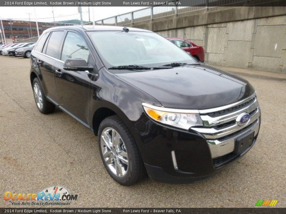 Front 3/4 View of 2014 Ford Edge Limited Photo #2