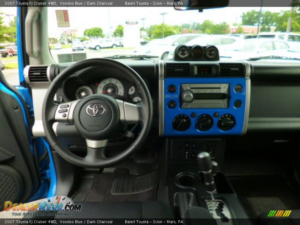 2007 Toyota FJ Cruiser 4WD Voodoo Blue / Dark Charcoal Photo #14