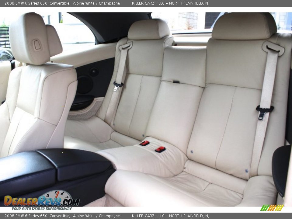 2008 BMW 6 Series 650i Convertible Alpine White / Champagne Photo #9