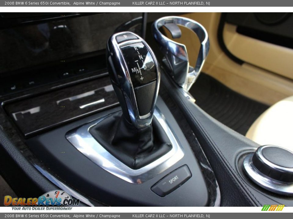 2008 BMW 6 Series 650i Convertible Alpine White / Champagne Photo #28