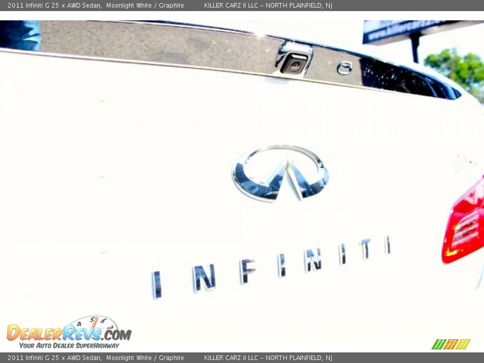 2011 Infiniti G 25 x AWD Sedan Moonlight White / Graphite Photo #29
