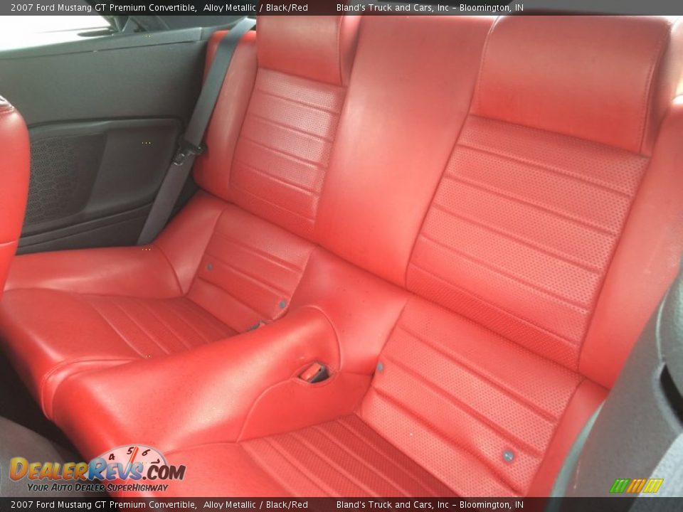 Rear Seat of 2007 Ford Mustang GT Premium Convertible Photo #4