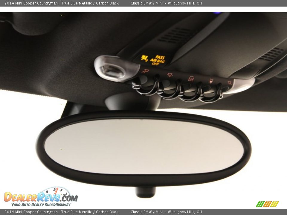 2014 Mini Cooper Countryman True Blue Metallic / Carbon Black Photo #8