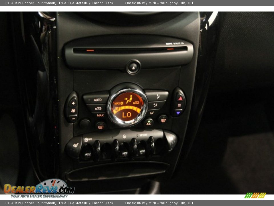 2014 Mini Cooper Countryman True Blue Metallic / Carbon Black Photo #9