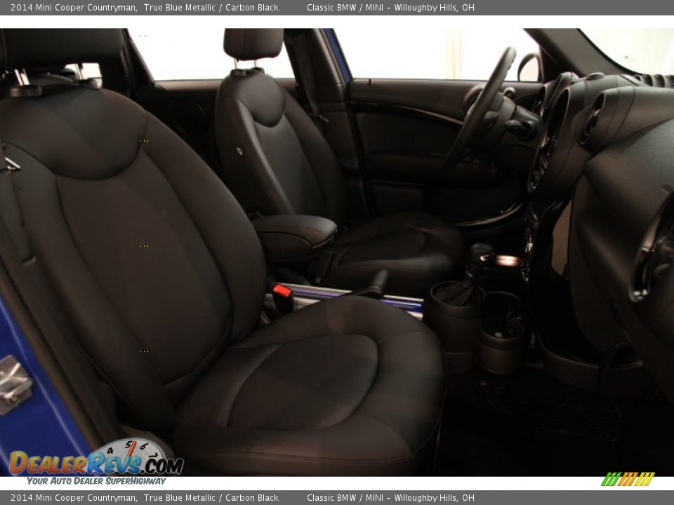 2014 Mini Cooper Countryman True Blue Metallic / Carbon Black Photo #11
