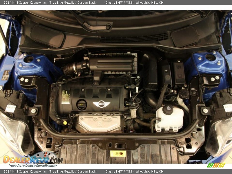 2014 Mini Cooper Countryman True Blue Metallic / Carbon Black Photo #15