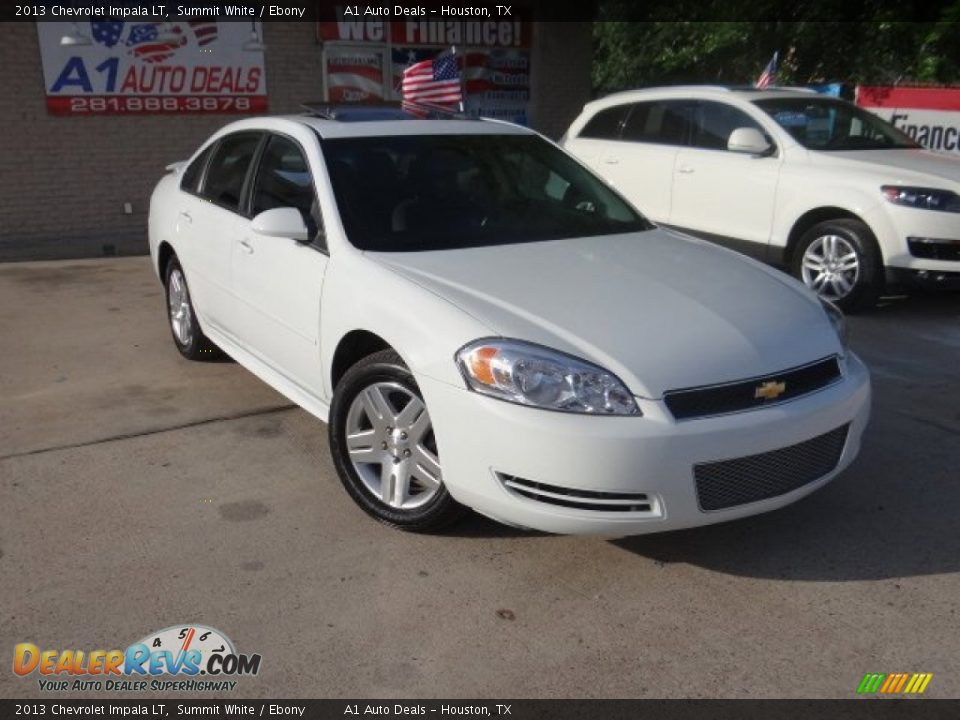 2013 Chevrolet Impala LT Summit White / Ebony Photo #3