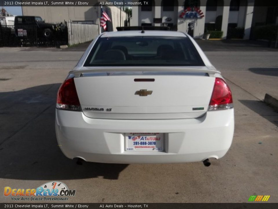 2013 Chevrolet Impala LT Summit White / Ebony Photo #6