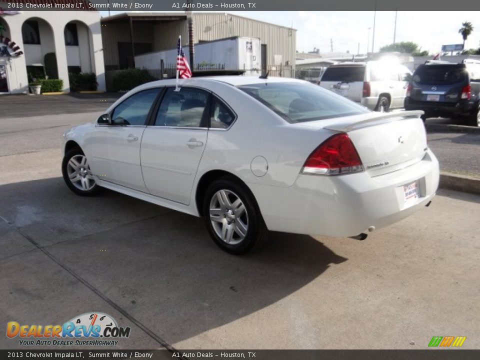 2013 Chevrolet Impala LT Summit White / Ebony Photo #7
