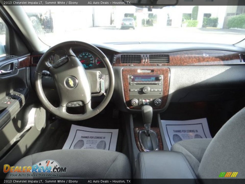 2013 Chevrolet Impala LT Summit White / Ebony Photo #9