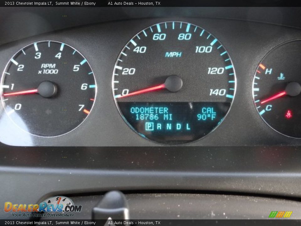 2013 Chevrolet Impala LT Summit White / Ebony Photo #13