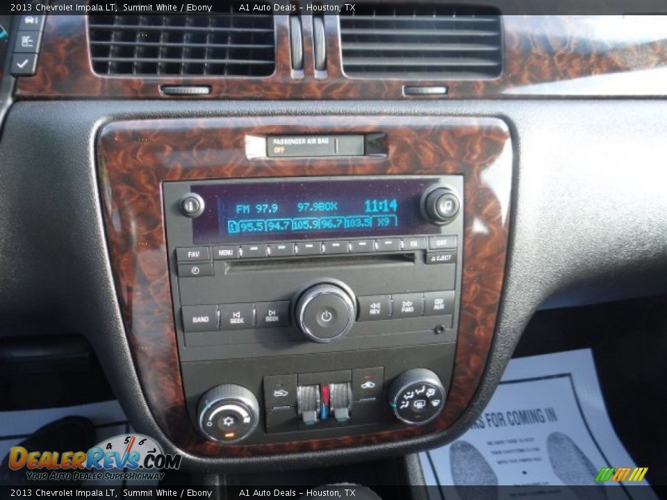 2013 Chevrolet Impala LT Summit White / Ebony Photo #14