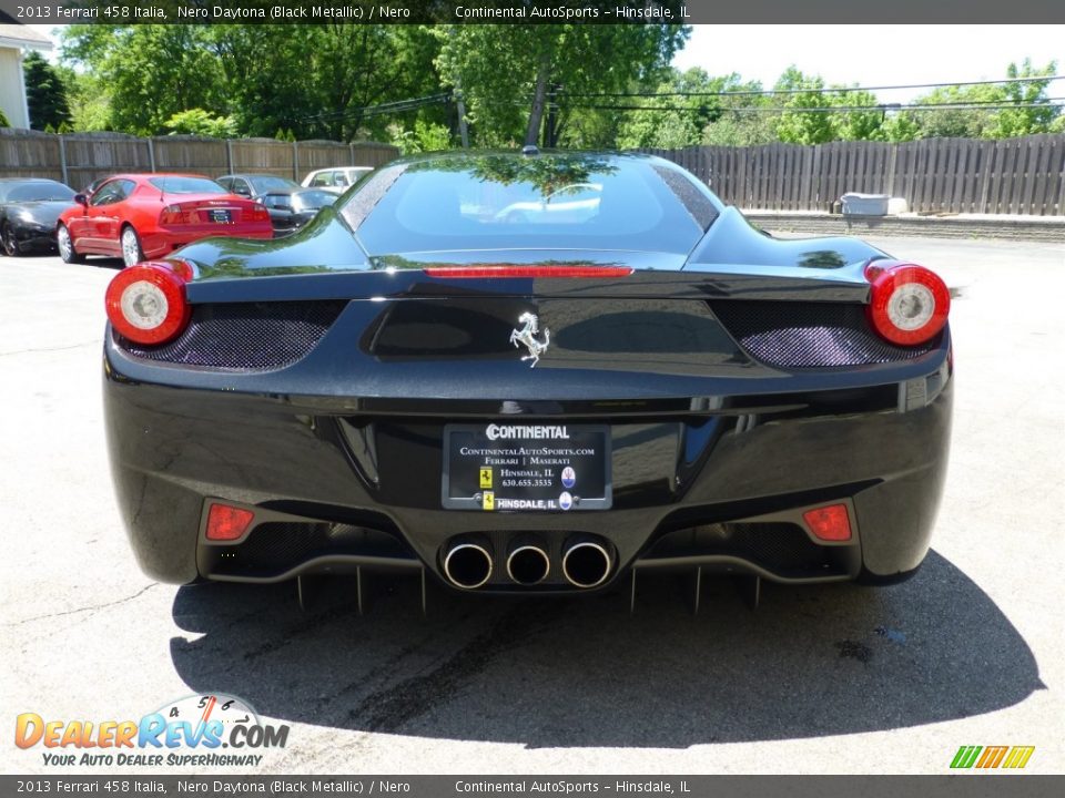 2013 Ferrari 458 Italia Nero Daytona (Black Metallic) / Nero Photo #4