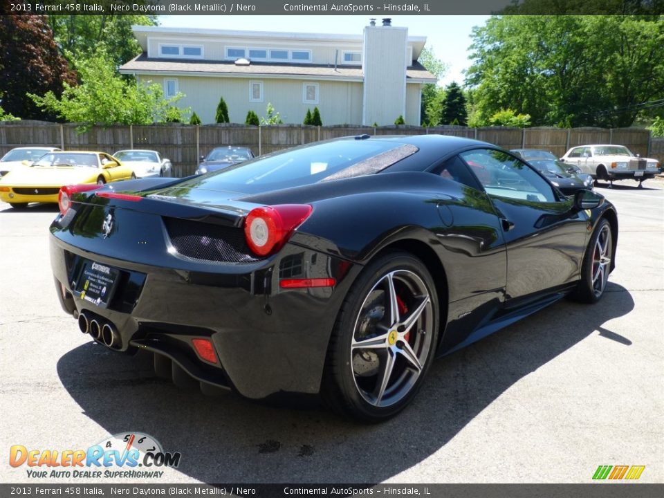 2013 Ferrari 458 Italia Nero Daytona (Black Metallic) / Nero Photo #5