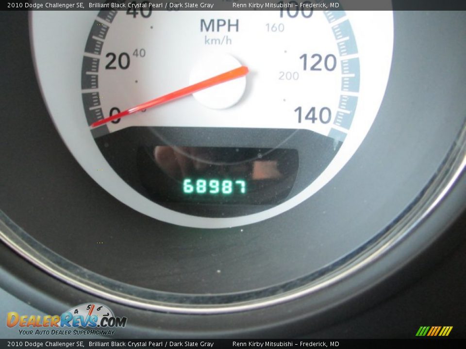 2010 Dodge Challenger SE Brilliant Black Crystal Pearl / Dark Slate Gray Photo #21
