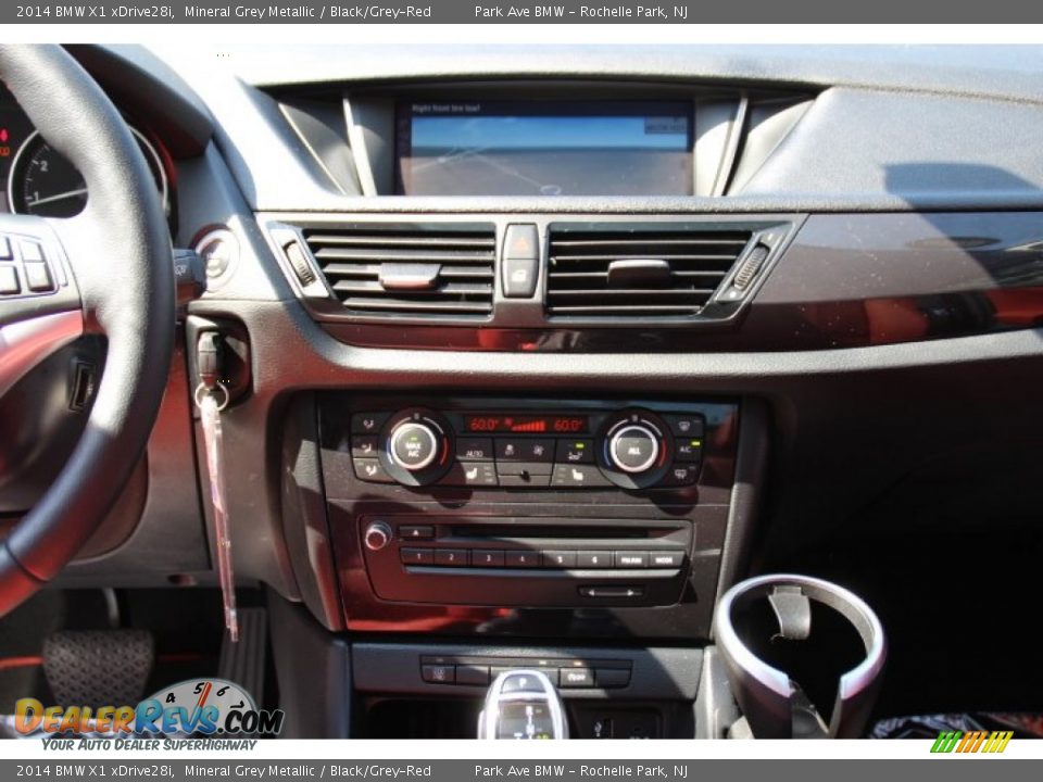 2014 BMW X1 xDrive28i Mineral Grey Metallic / Black/Grey-Red Photo #14