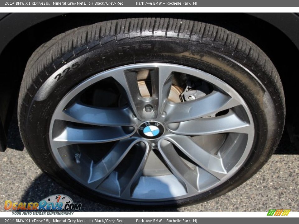2014 BMW X1 xDrive28i Mineral Grey Metallic / Black/Grey-Red Photo #31