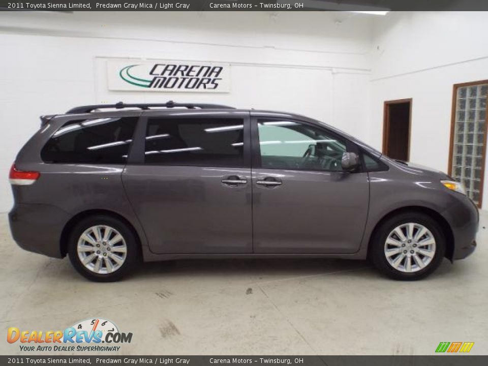 2011 Toyota Sienna Limited Predawn Gray Mica / Light Gray Photo #6