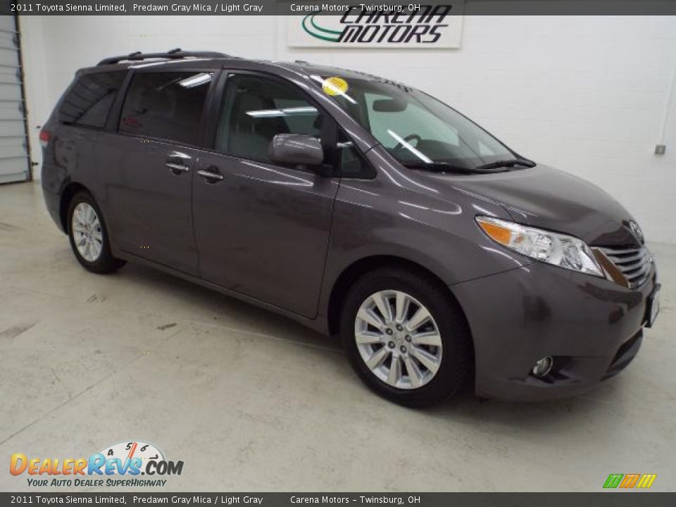 2011 Toyota Sienna Limited Predawn Gray Mica / Light Gray Photo #7