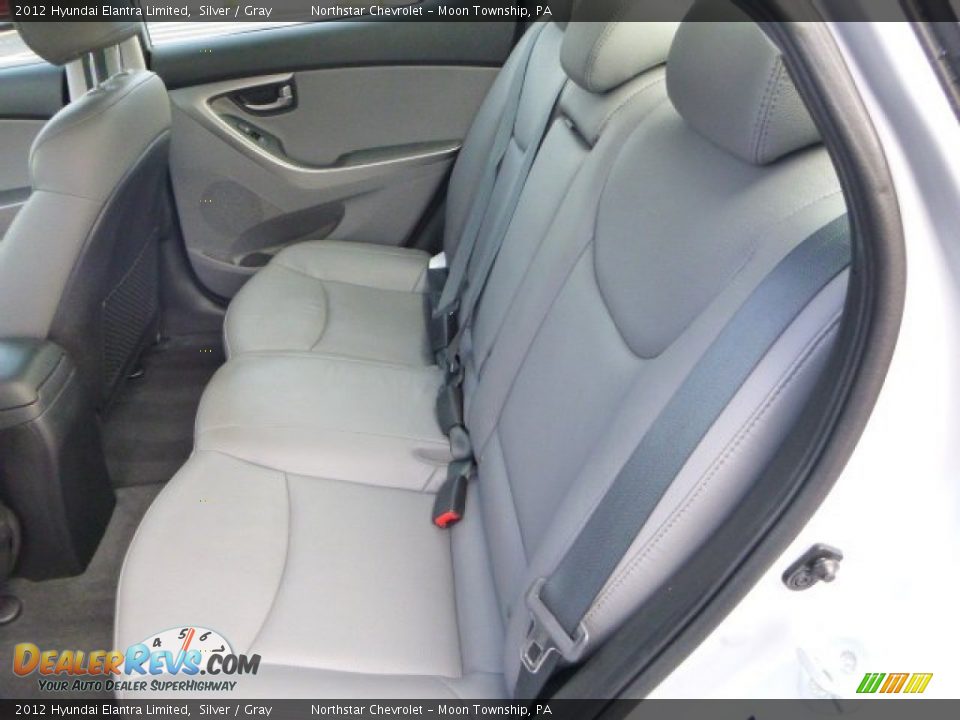 2012 Hyundai Elantra Limited Silver / Gray Photo #11