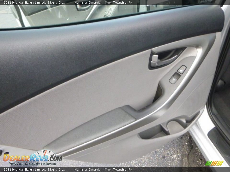 2012 Hyundai Elantra Limited Silver / Gray Photo #13