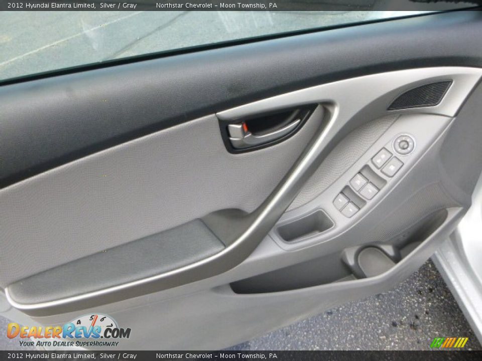 2012 Hyundai Elantra Limited Silver / Gray Photo #14