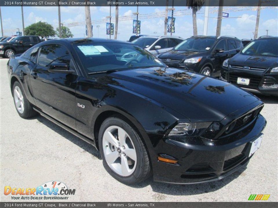 2014 Ford Mustang GT Coupe Black / Charcoal Black Photo #2