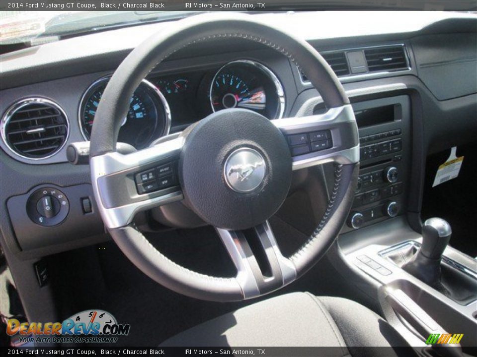 2014 Ford Mustang GT Coupe Black / Charcoal Black Photo #10