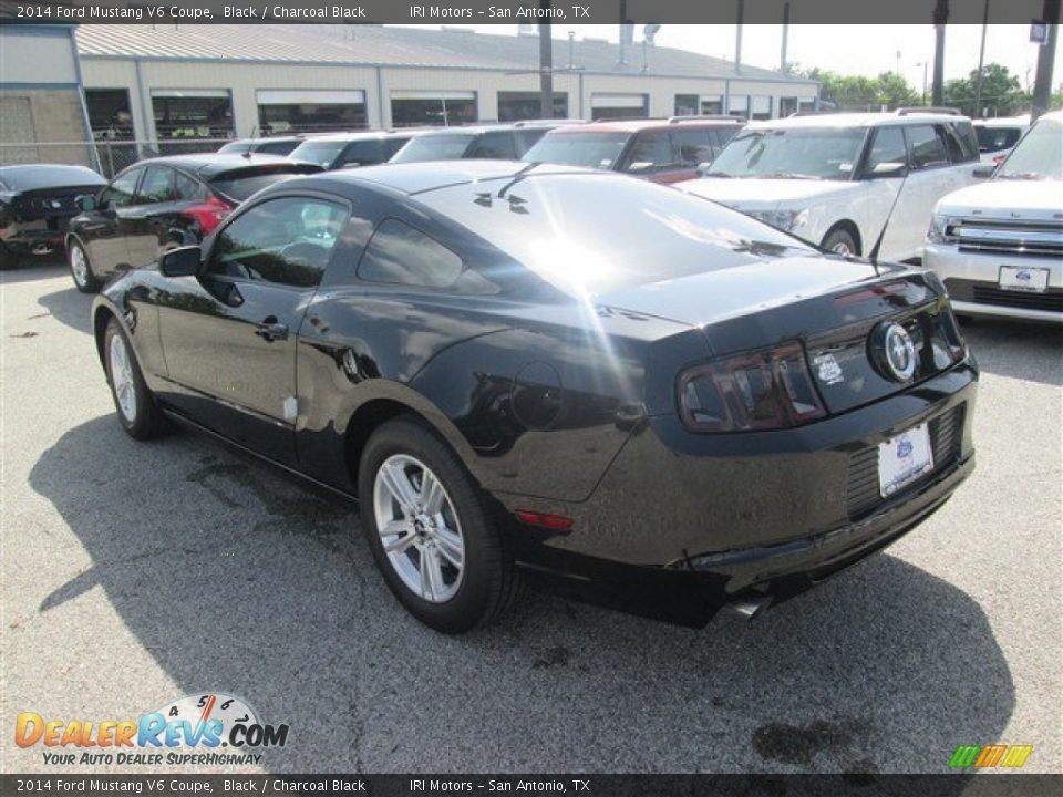 2014 Ford Mustang V6 Coupe Black / Charcoal Black Photo #6