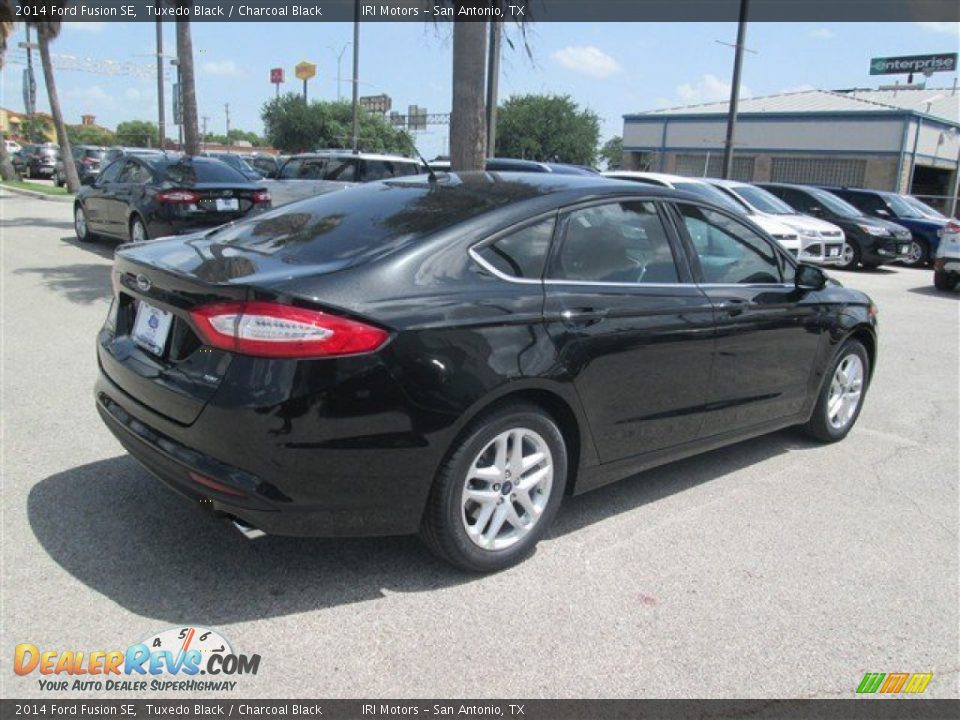 2014 Ford Fusion SE Tuxedo Black / Charcoal Black Photo #4