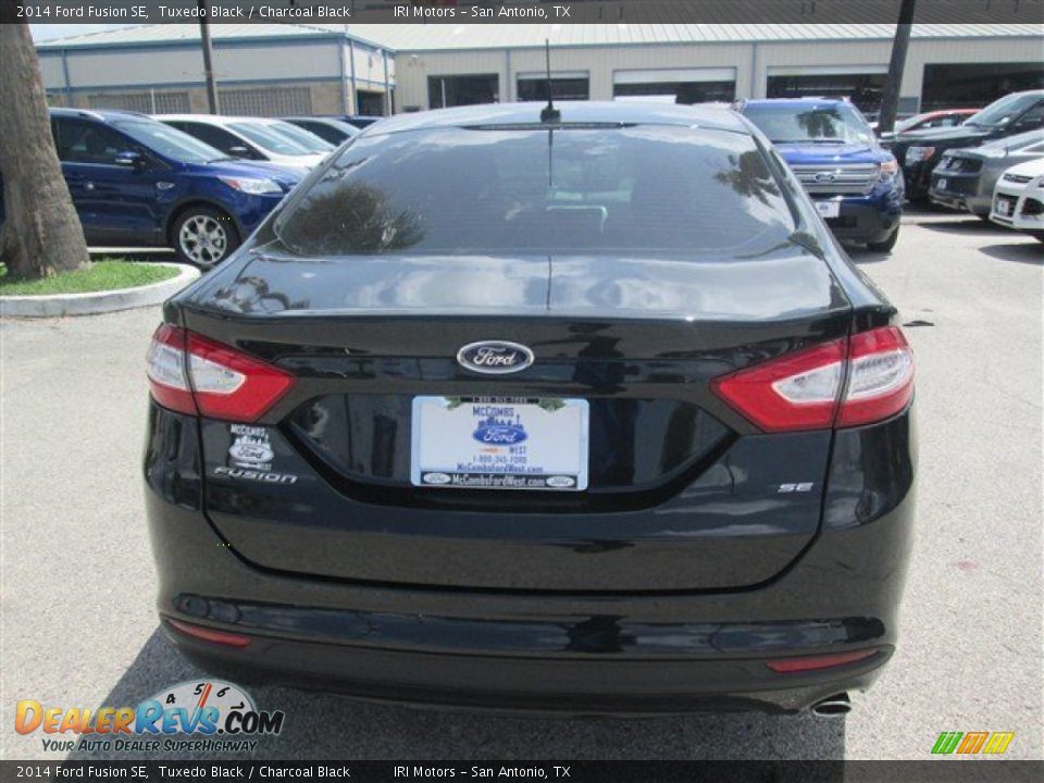 2014 Ford Fusion SE Tuxedo Black / Charcoal Black Photo #5