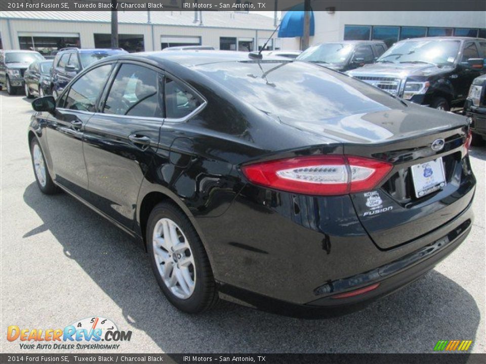 2014 Ford Fusion SE Tuxedo Black / Charcoal Black Photo #6