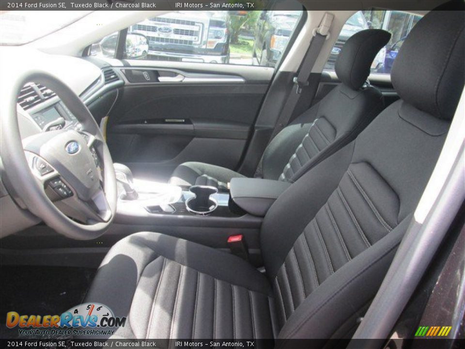 2014 Ford Fusion SE Tuxedo Black / Charcoal Black Photo #9
