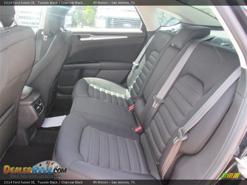 2014 Ford Fusion SE Tuxedo Black / Charcoal Black Photo #12